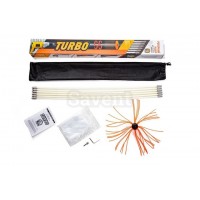 Роторний набір для чищення димоходів Savent TURBO PRO (1 м х 4 шт)