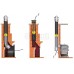 Щетка металлическая для чистки теплообменника котлов, труб Savent 40 мм